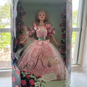 Pink Rose Barbie Doll